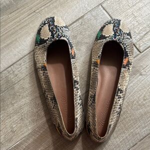 Madewell Women's Snakeskin Ballet Flats